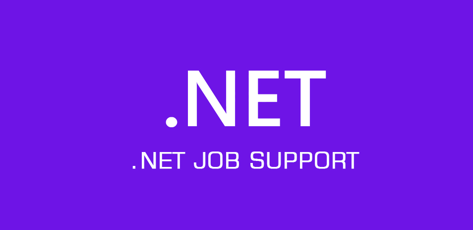 .net job support